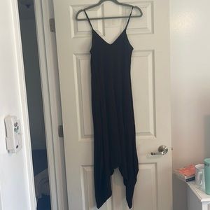 Silence & Noise Black Parachute Style Jumpsuit